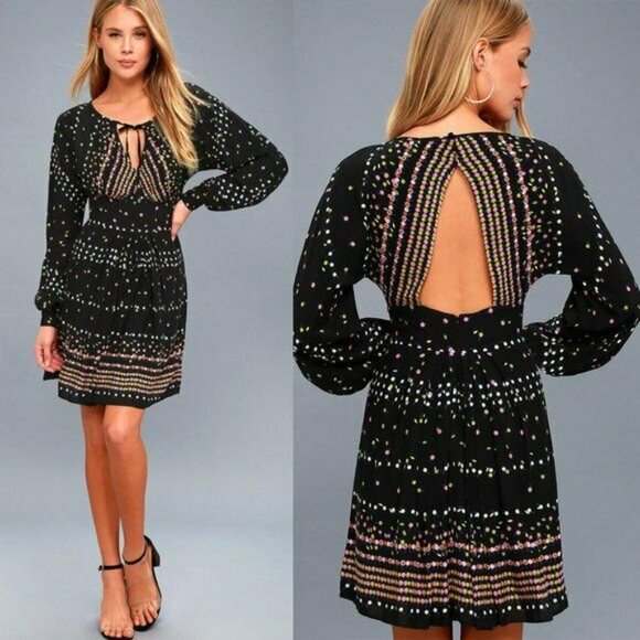 NWT FREE PEOPLE Boho Fit Flare swing mini dress XS - Picture 11 of 13
